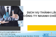 Dịch vụ thành lập công ty trọn gói tại Quận 6 