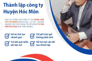 Thành lập Công ty Huyện Hóc Môn tại Tphcm và Toàn Quốc