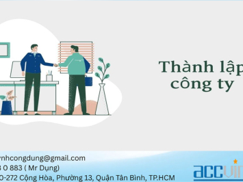Các bước thành lập công ty ở TPHCM