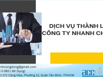 Dịch vụ thành lập công ty trọn gói tại Quận 8
