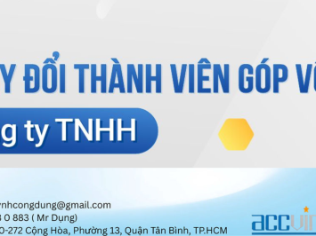 Thay đổi thành viên công ty TNHH/Cổ Phần