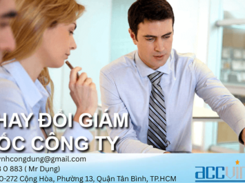 Dịch vụ thay đổi giám đốc chi nhánh công ty