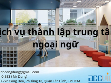 Luật sư 1.DỊCH VỤ THÀNH LẬP TRUNG TÂM NGOẠI NGỮ TẠI TPHCM