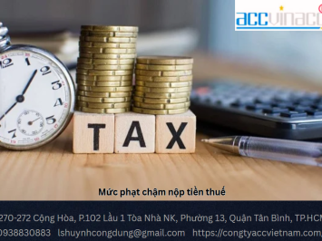 Mức phạt chậm nộp tiền thuế 