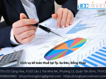 Dịch vụ kế toán thuế tại Tp. Sa Đéc, Đồng Tháp