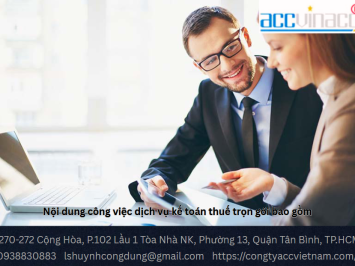 Nội dung công việc dịch vụ kế toán thuế trọn gói bao gồm