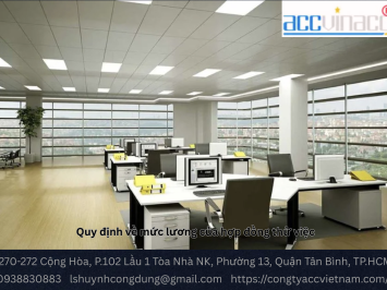 Quy định về mức lương của hợp đồng thử việc