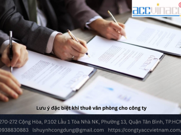 Lưu ý đặc biệt khi thuê văn phòng cho công ty