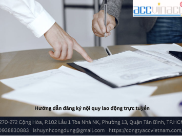 Hướng dẫn đăng ký nội quy lao động trực tuyến