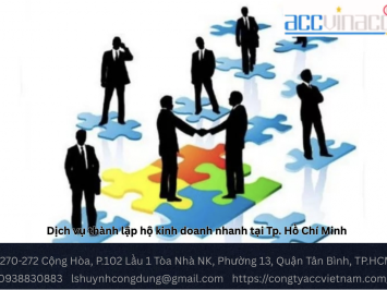 Dịch vụ thành lập hộ kinh doanh nhanh tại Tp. Hồ Chí Minh