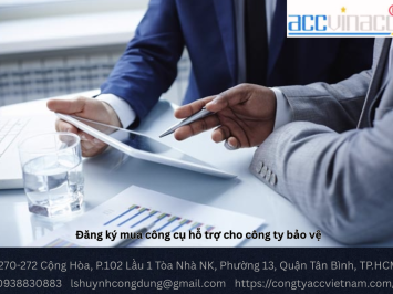 Đăng ký mua công cụ hỗ trợ cho công ty bảo vệ