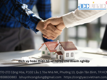 Dịch vụ hoàn thiện hồ sơ nội bộ cho doanh nghiệp