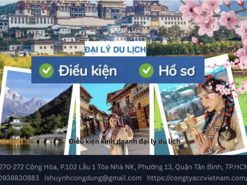 Điều kiện kinh doanh đại lý du lịch