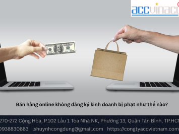 Bán hàng online không đăng ký kinh doanh bị phạt như thế nào?