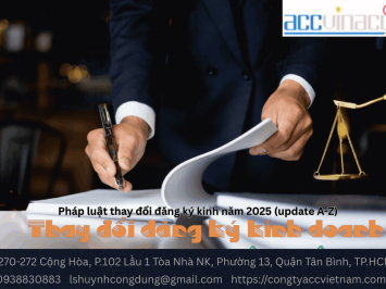 Pháp luật thay đổi đăng ký kinh năm 2025 (update A-Z)