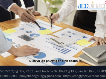 Dịch vụ lập phương án kinh doanh
