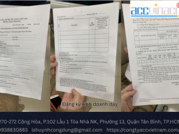 Đăng ký kinh doanh dạy