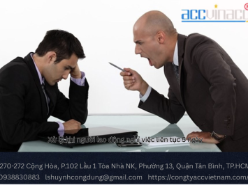 Xử lý khi người lao động nghỉ việc liên tục 5 ngày