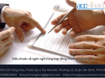 Điều khoản về ngôn ngữ trong hợp đồng thương mại quốc tế