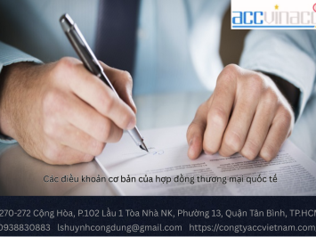 Các điều khoản cơ bản của hợp đồng thương mại quốc tế