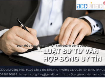 Soạn thảo hợp đồng góp vốn kinh doanh trong công ty