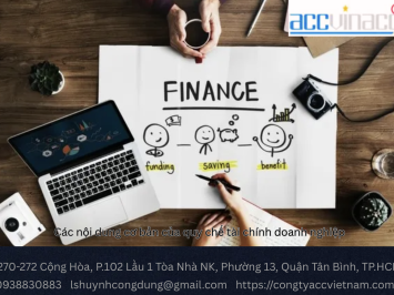 Các nội dung cơ bản của quy chế tài chính doanh nghiệp