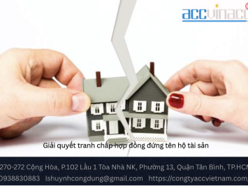 Giải quyết tranh chấp hợp đồng đứng tên hộ tài sản
