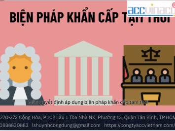 Mẫu quyết định áp dụng biện pháp khẩn cấp tạm thời