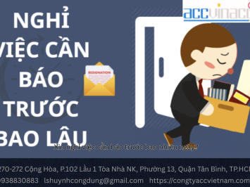 Xin nghỉ việc cần báo trước bao nhiêu ngày?