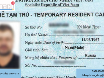 Thẻ tạm trú cho người nước ngoài
