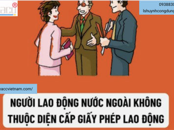 Xác nhận người lao động không thuộc diện cấp giấy phép