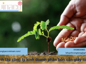 Thành lập công ty kinh doanh phân bón