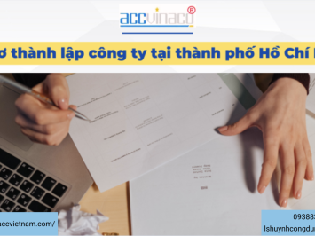Thủ tục thành lập công ty tại thành phố Hồ Chí Minh