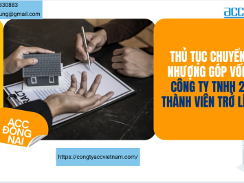 Tư vấn chuyển nhượng phần vốn góp công ty TNHH 2 thành viên