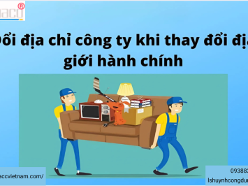 Cập nhật thông tin địa chỉ công ty do thay đổi địa giới hành chính tại Tp. Hồ Chí Minh