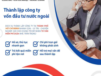 Bảng báo giá thành lập công ty vốn đầu tư nước ngoài